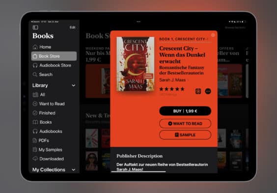Nachgereicht: Das E-Book der Woche „Cresent City: Wenn das Dunkel erwacht“ für 1,99 Euro mitnehmen