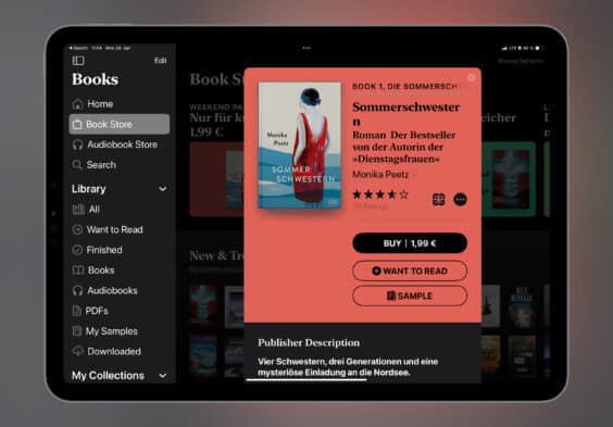 Noch schnell das E-Book der Woche sichern: „Sommerschwestern“ für 1,99 Euro mitnehmen