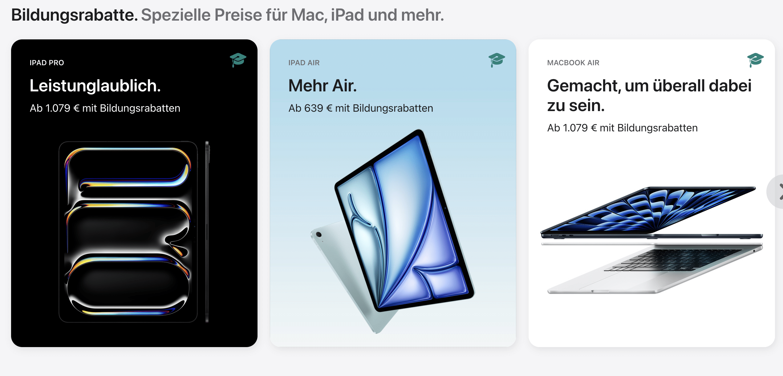 Apple Store Bildung