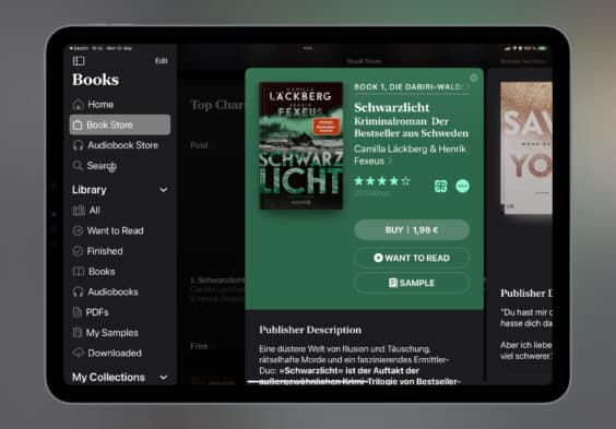 Noch mit „Schwarzlicht“ schnell das E-Book der Woche für nur 1,99 Euro mitnehmen