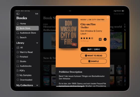 Das E-Book der Woche: Dieses Mal „City of Fire“ für 1,99 Euro mitnehmen