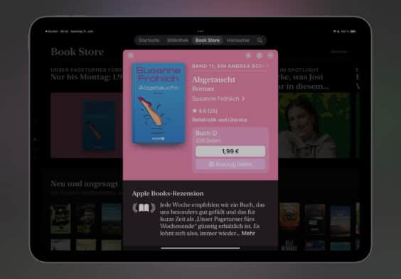 Das E-Book der Woche: Dieses Mal „Abgetaucht“ für 1,99 Euro mitnehmen