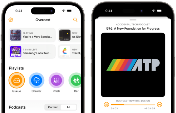 Podcast-Player Overcast feiert zehnten Geburtstag mit großem Update