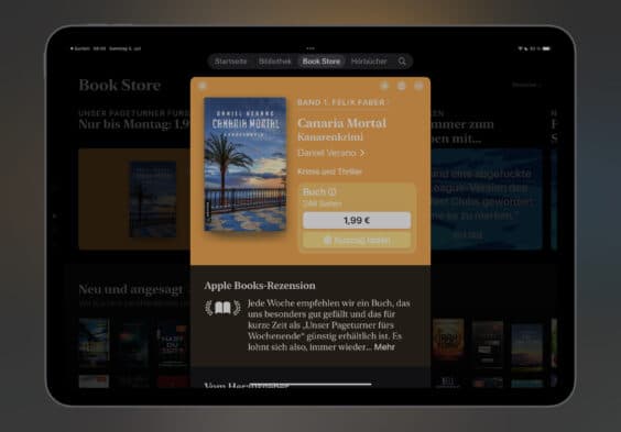 Nachgereicht: Das E-Book der Woche: Canarian Mortal“ für 1,99 Euro mitnehmen