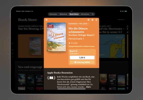 Das E-Book der Woche: Dieses Mal „Wo die Dünen schimmern“ für 1,99 Euro mitnehmen