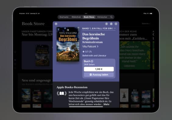 Noch schnell das E-Book der Woche mitnehmen: „Das korsische Begräbnis“ für 1,99 Euro sichern