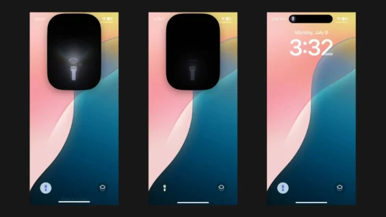 iOS 18: Apple integriert Taschenlampe in Dynamic Island