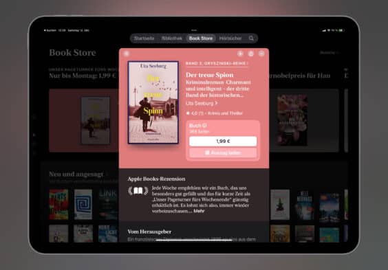 Das E-Book der Woche: Dieses Mal „Der treue Spion“ für 1,99 Euro mitnehmen