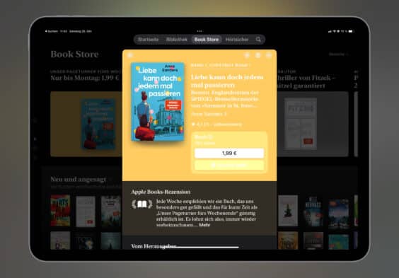 Noch schnell das E-Book der Woche mitnehmen: Dieses Mal „Liebe kann doch jedem mal passieren“ für 1,99 Euro mitnehmen