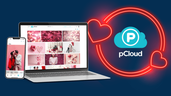 Valentinstags-Deal bei pCloud: Bis zu 58% Rabatt auf Lifetime-Speicher