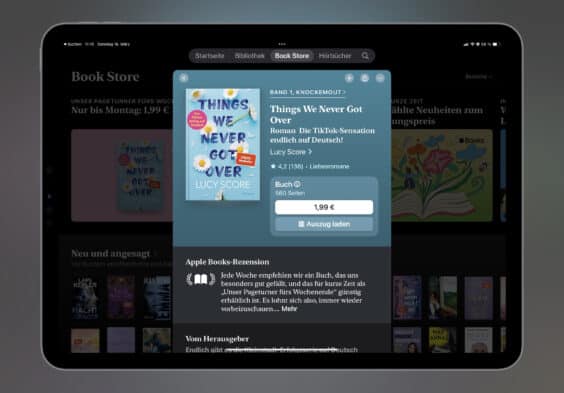 Das E-Book der Woche: Dieses Mal „Things We Never Got Over“ für 1,99 Euro mitnehmen