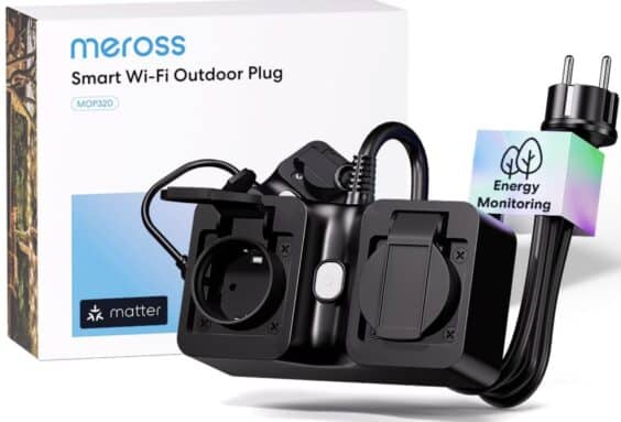 Meross bietet neue Outdoor-Steckdose mit Matter und Energiemessung an