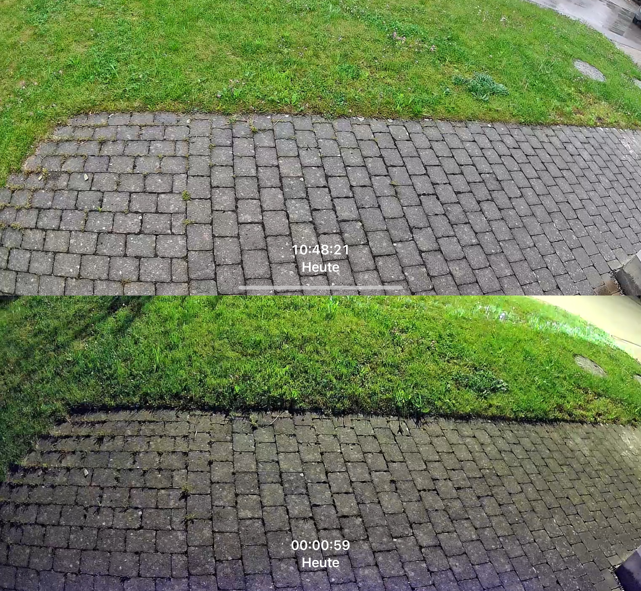 Selbst nachts sind die Farben und die Auflösung der gespeicherten Aufnahmen sehr gut.
