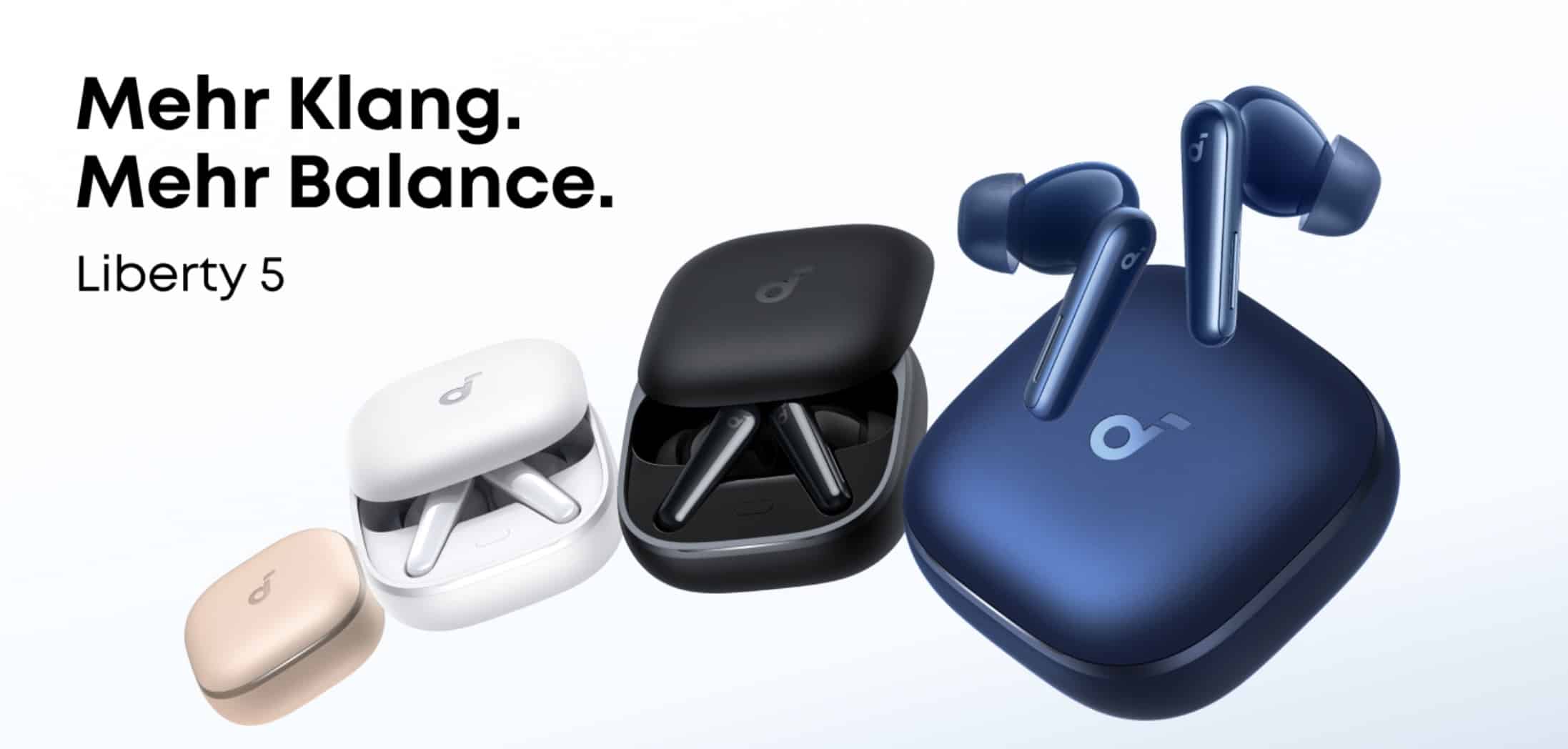 Anker stellt den neuen In-Ear Soundcore Liberty 5 vor: bis zu 48 Stunden Akkulaufzeit und besseres ANC