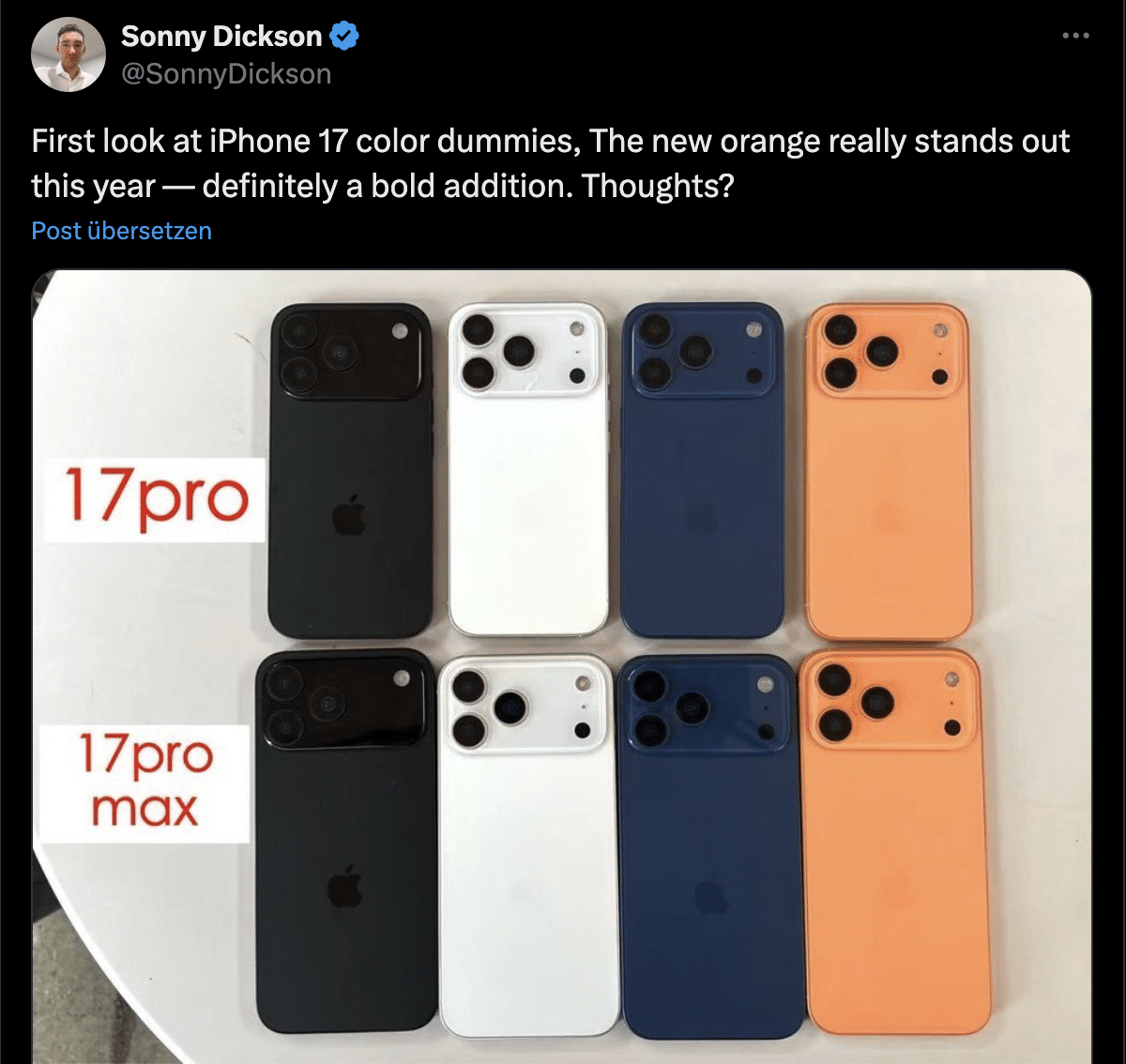 iPhone 17 Pro Dummies