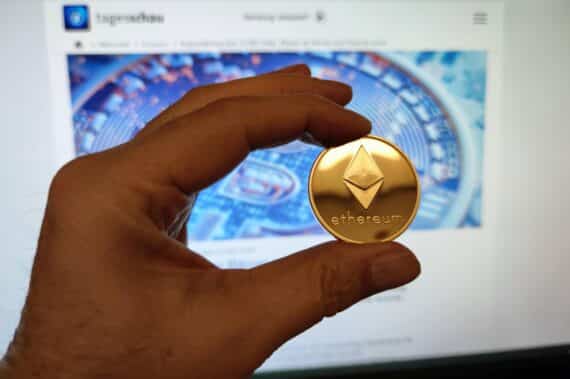 Geld, Münzen, Ethereum