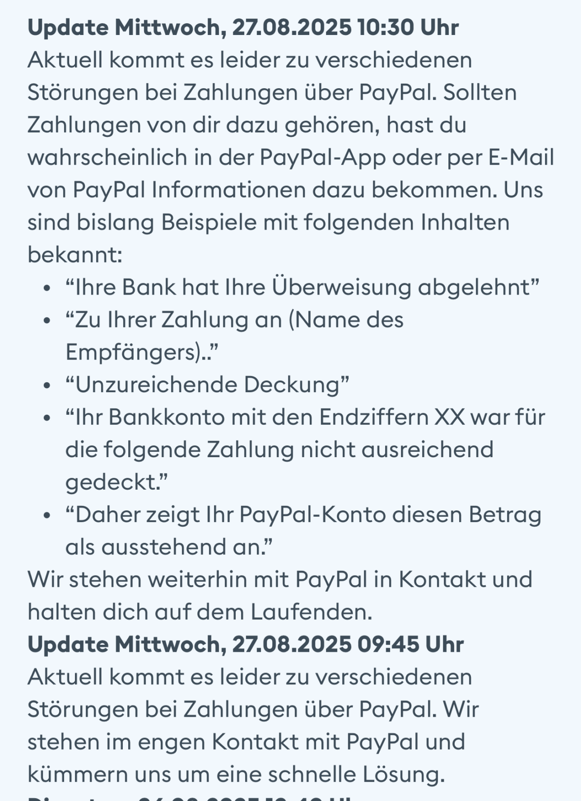 DKB-App, Screenshot, PayPal