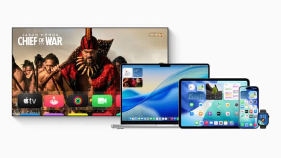 tvOS 26, macOS 26, iPadOS 26, iOS 26 und watchOS 26, Thumb