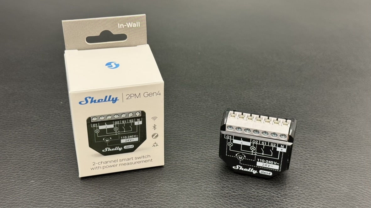 Der Shelly 2PM Gen4 ist ideal als Rollosteuerung geeignet.