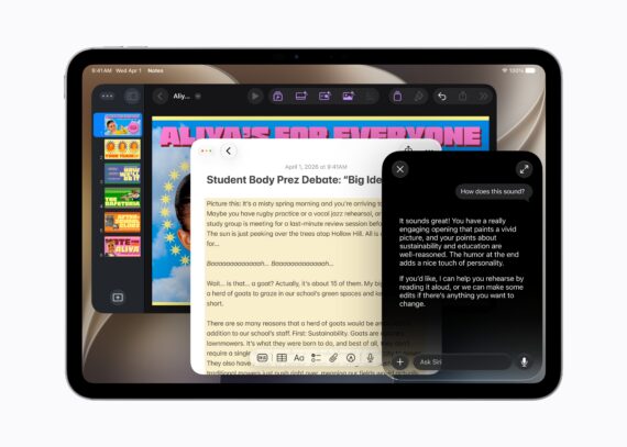 iPadOS 27 mit Siri-App und Apple Intelligence