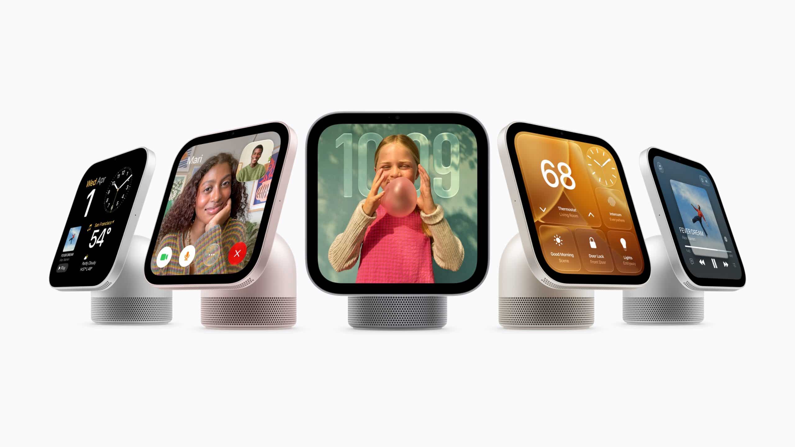 In zwei Versionen und vier Farben und nicht in Europa: Apple stellt den HomeView vor