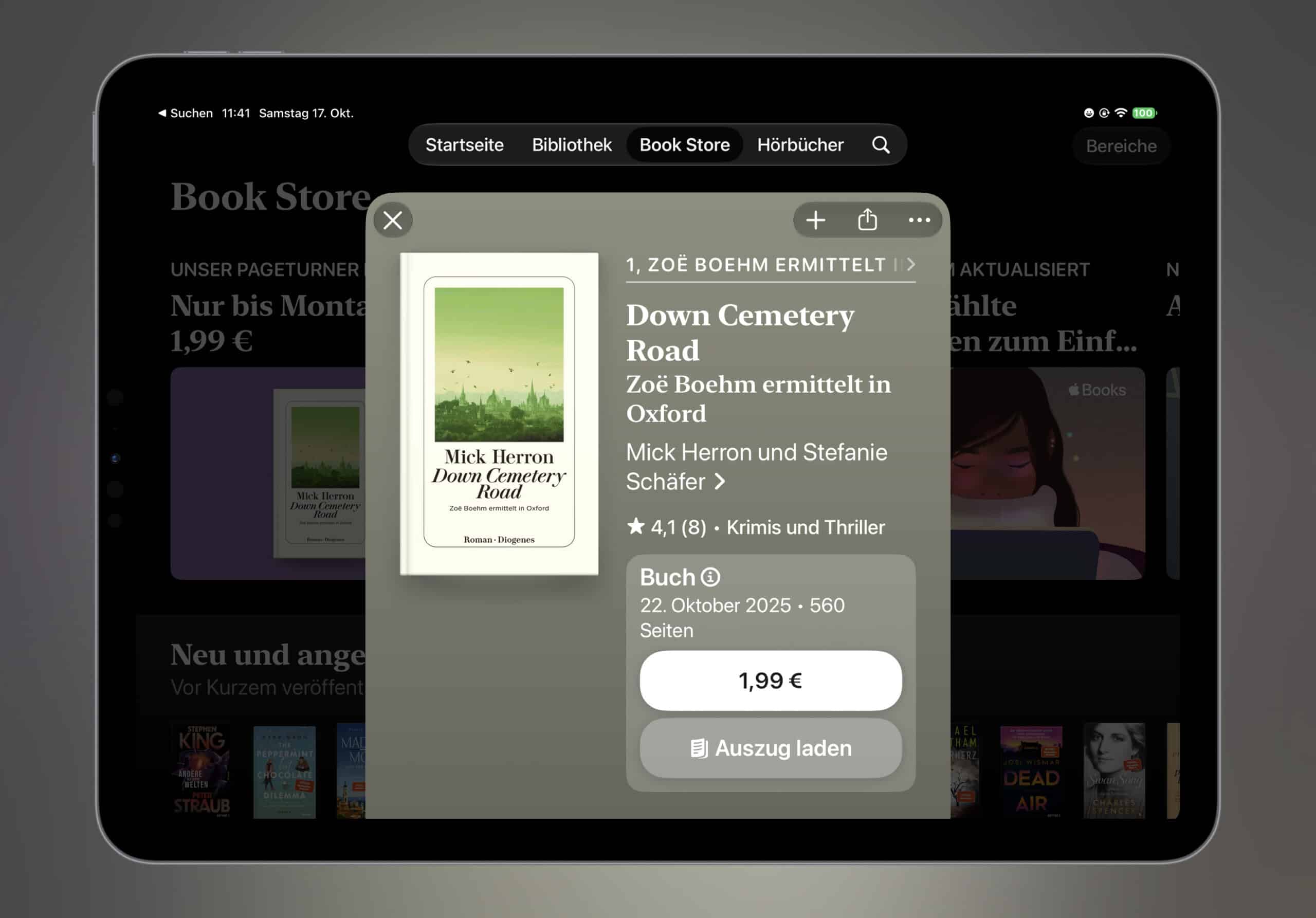 Das E-Book der Woche: Dieses Mal „Down Cemetery Road“ für 1,99 Euro mitnehmen